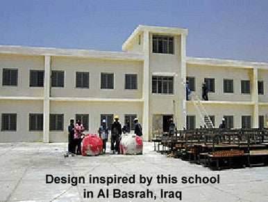 Large School Building (MDF) - 15MMDF056 - 