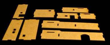 Walled Compound With Removable Roof (MDF) - 15MMDF030-R - 
