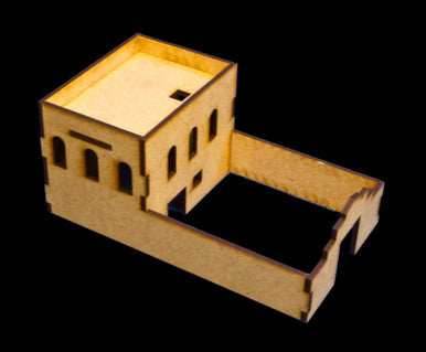 Walled Compound With Removable Roof (MDF) - 15MMDF031-R - 