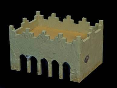 Middle East One Story Building (MDF) - 15MMDF012 - 