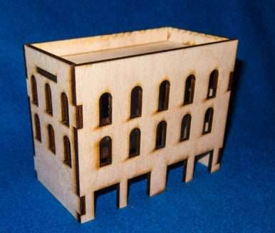 Middle East Three Story Building With Removable Roof (MDF) - 15MMDF025-R - 
