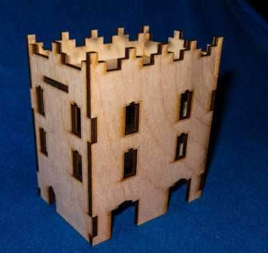 Middle East Three Story Building With Removable Roof (MDF) - 15MMDF022-R - 