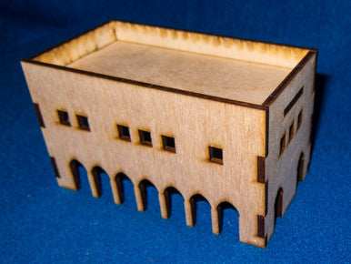 Middle East Two Story Building (MDF) - 15MMDF017 - 