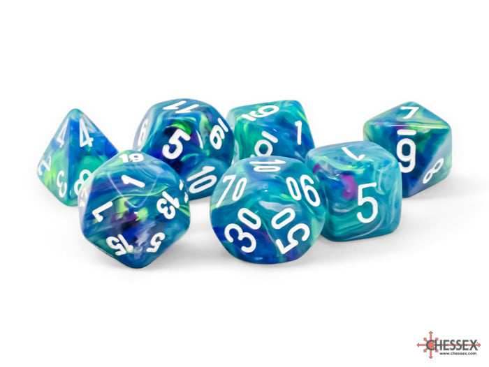 (Releases 8/28) 6-Pack of one of each of the new Mega-Hedral Dice Sets by Chessex - 