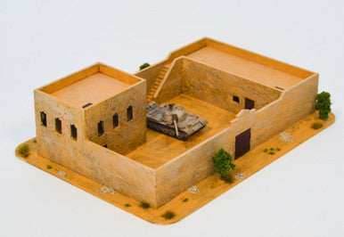 Walled Compound With Removable Roof (MDF) - 15MMDF038-R - 