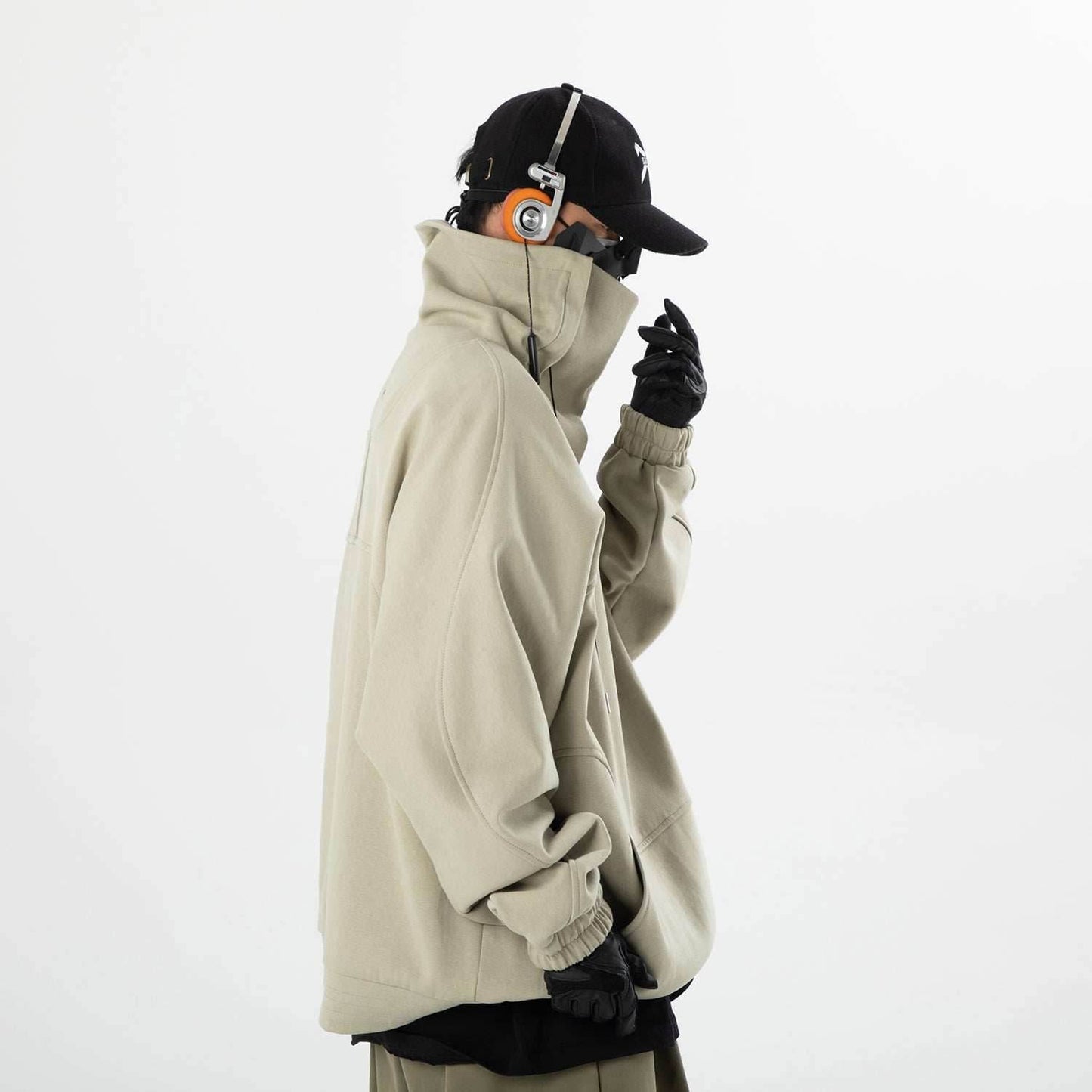 HiH49 Precision High Neck Olive Sweater - M
