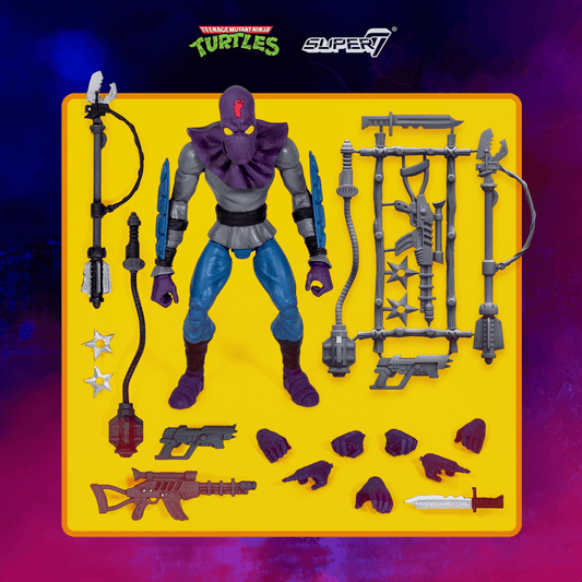 Super7 x Teenage Mutant Ninja Turtles Ultimates Foot Soldier II Action Figure TMNT - 