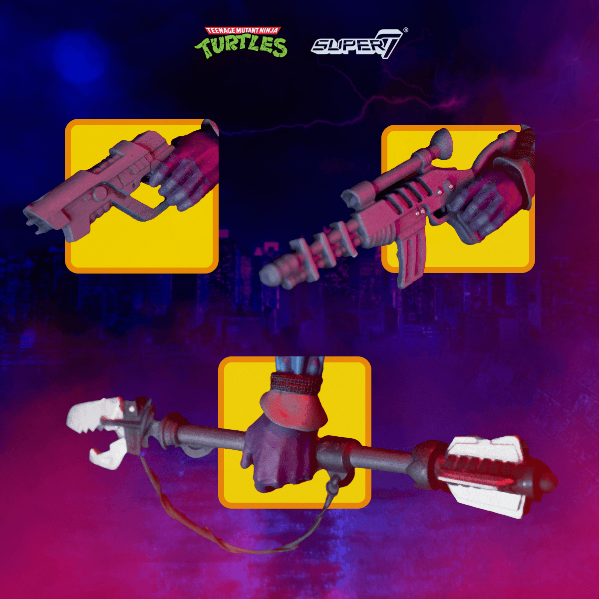 Super7 x Teenage Mutant Ninja Turtles Ultimates Foot Soldier II Action Figure TMNT - 