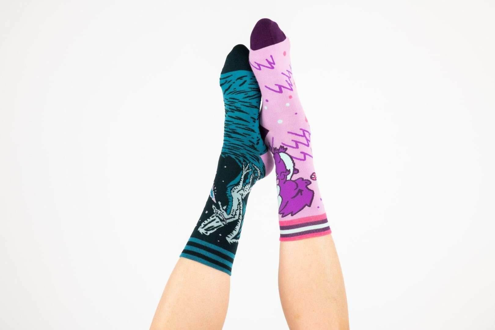 Evil AF Dragon Crew Socks - 
