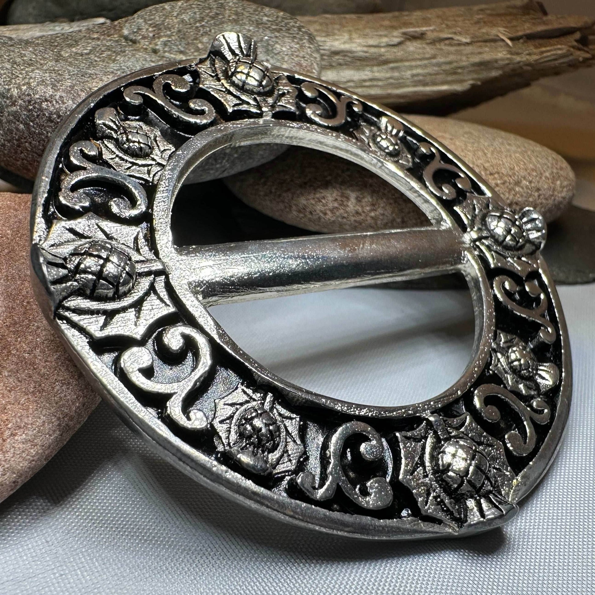 Thistle Scarf Ring - 