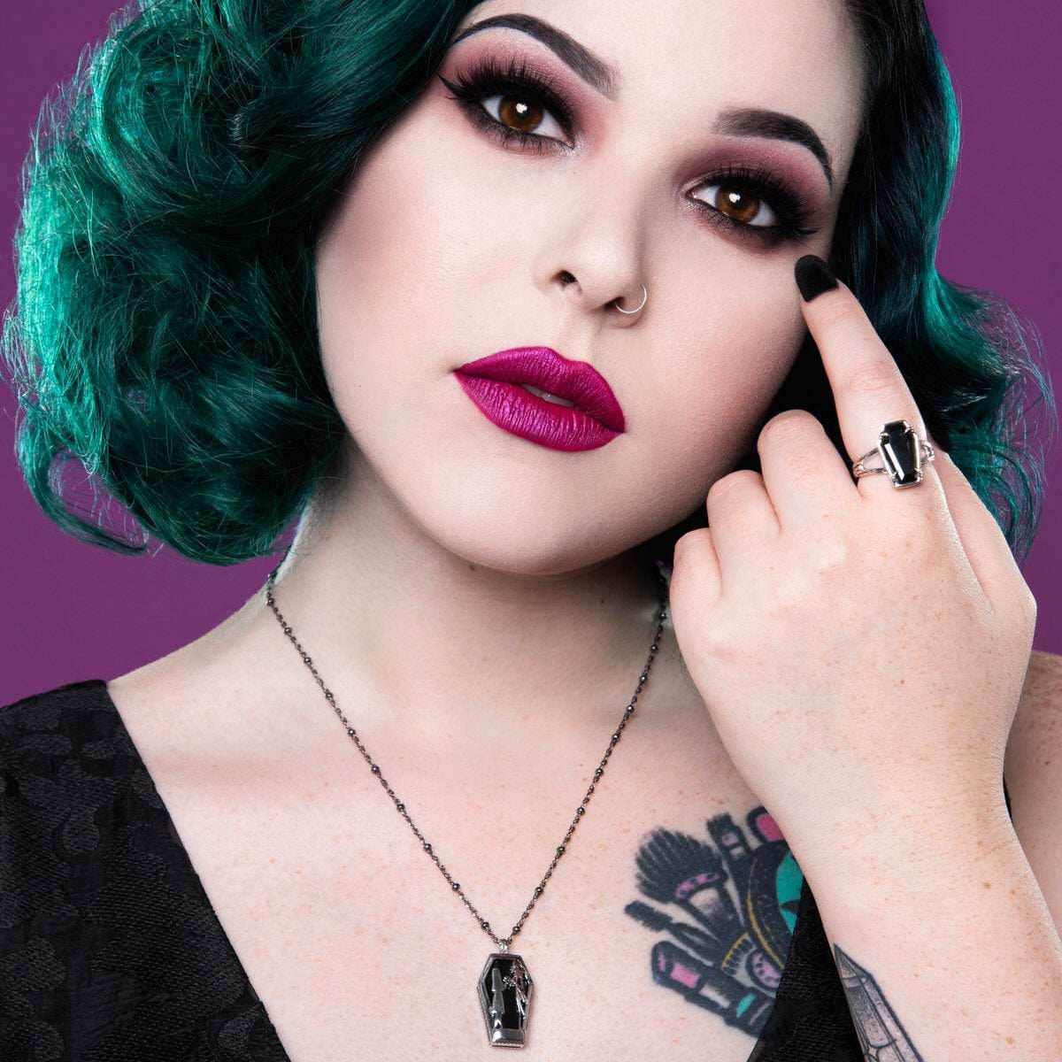 Disney X RockLove THE NIGHTMARE BEFORE CHRISTMAS True Love Never Dies Ring - Size 5