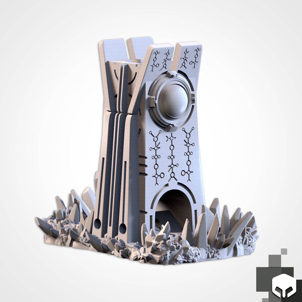Xeno Tower Dice Roller - Multicolor As Shown
