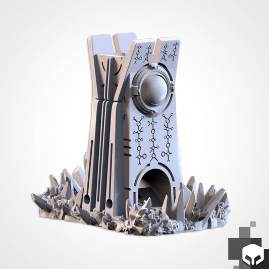 Xeno Tower Dice Roller - Multicolor As Shown
