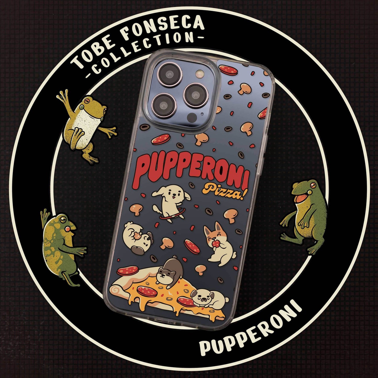 Affinity Bands X Tobe Fonseca HD Apple iPhone 15 Series Phone Case - Pupperoni / iPhone 15 Pro Max