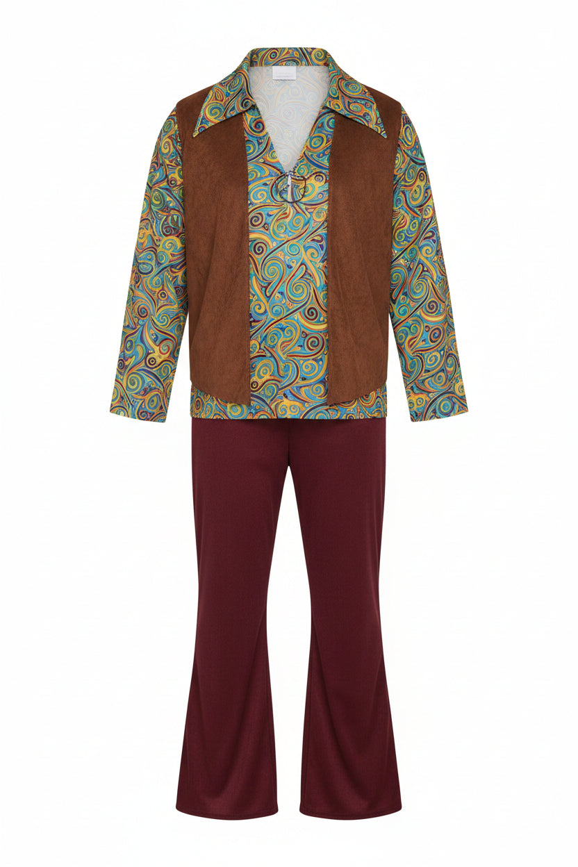 60's Groovy Guy Men's Plus Size Costume