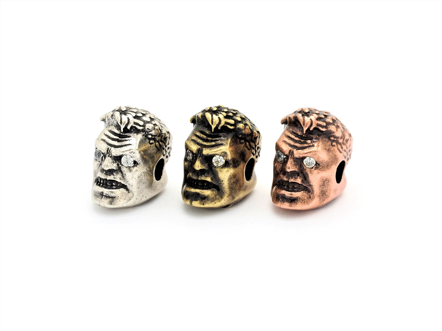 Antique Color Incredible Hulk Bead, Hulk Spacer Beads, Sku#Y176