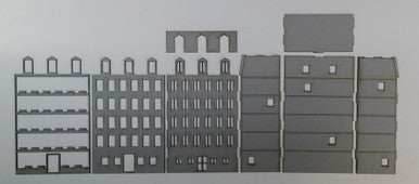 15mm European City Building (Matboard) - 15MCSS106 - 