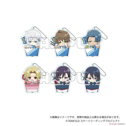 Skate Leading Stars Trading Acrylic Key Ring B Keychain blind box ( 1 Blind Box ) - 