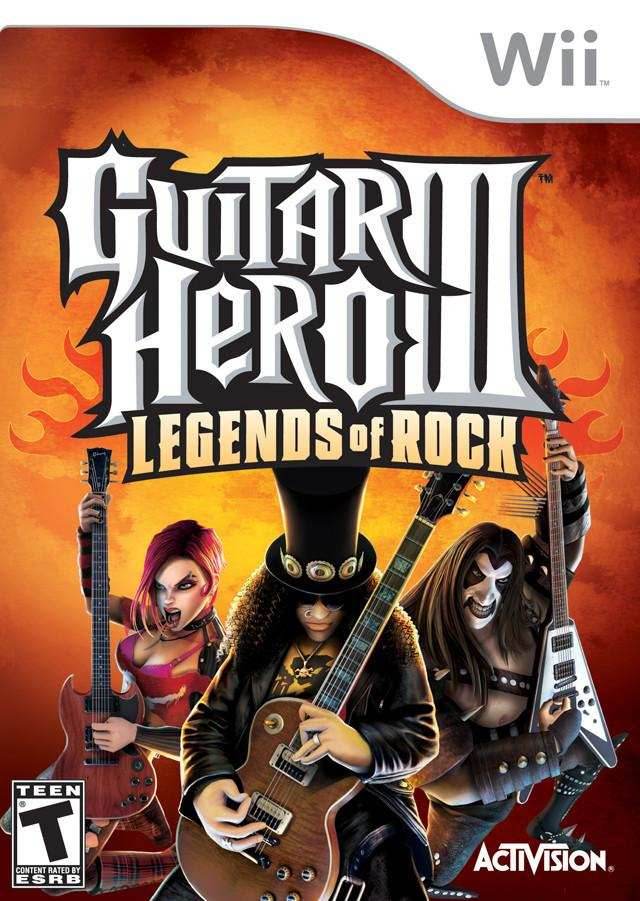 Guitar Hero III: Legends of Rock (Wii) - Game Manual Only
