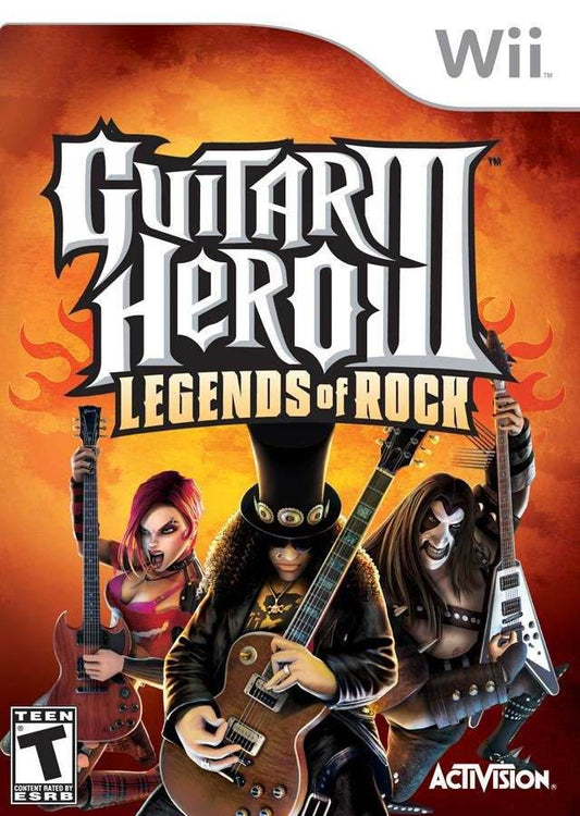 Guitar Hero III: Legends of Rock (Wii) - Game Manual Only