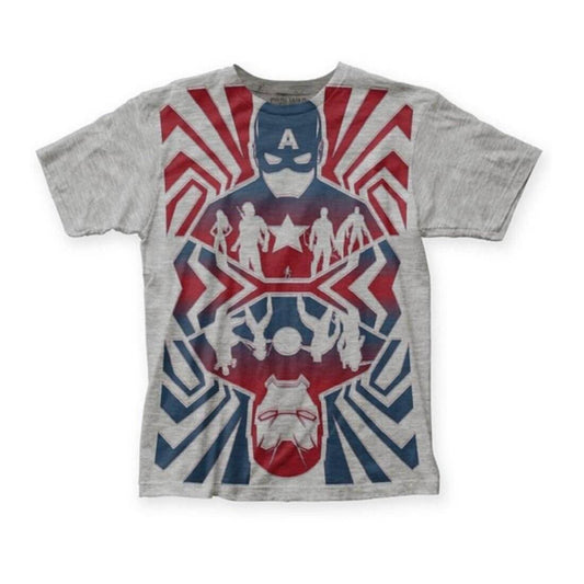 Captain America Civil War Opposing Forces Adult T-Shirt - S