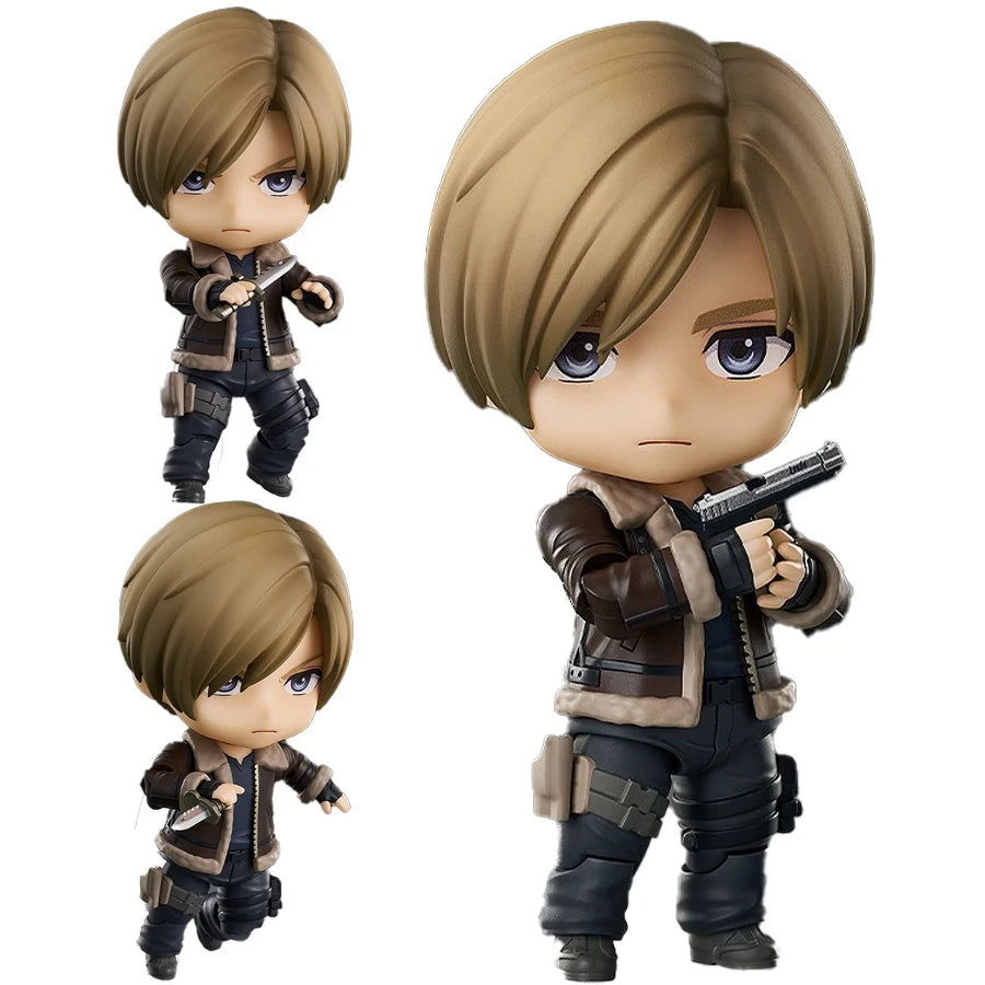 10cm Resident Evil Cute Figure, Kawaii Chibi Leon S. Kennedy Anime Action Figures