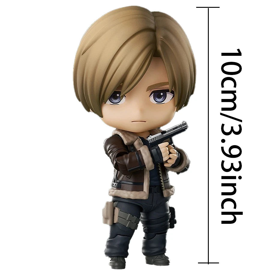 10cm Resident Evil Cute Figure, Kawaii Chibi Leon S. Kennedy Anime Action Figures