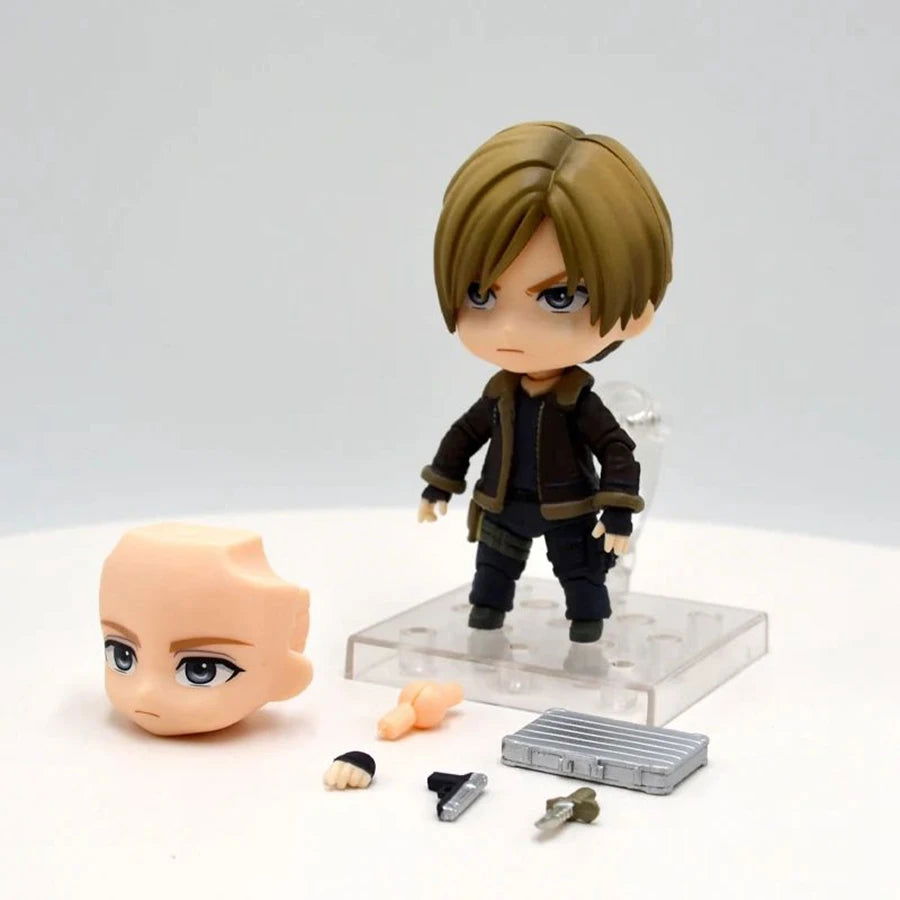 10cm Resident Evil Cute Figure, Kawaii Chibi Leon S. Kennedy Anime Action Figures