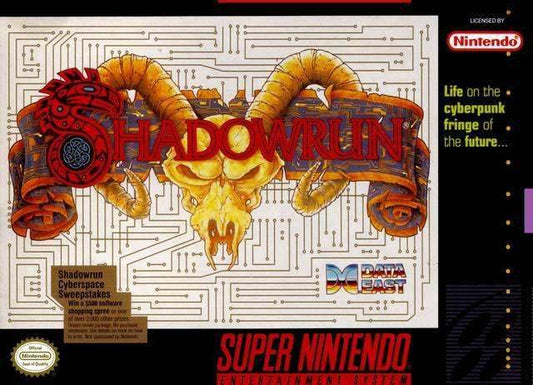 Shadowrun (Super Nintendo) - Game Manual Only