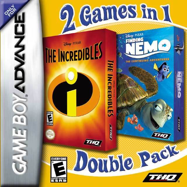 The Incredibles / Finding Nemo: The Continuing Adventures (Gameboy Advance) - Game Manual Only