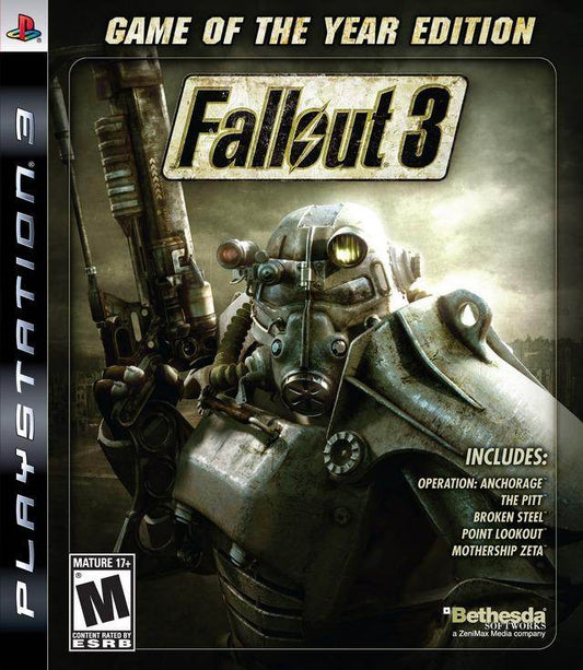 Fallout 3: Game Of The Year Edition (Playstation 3) - Game Manual Only