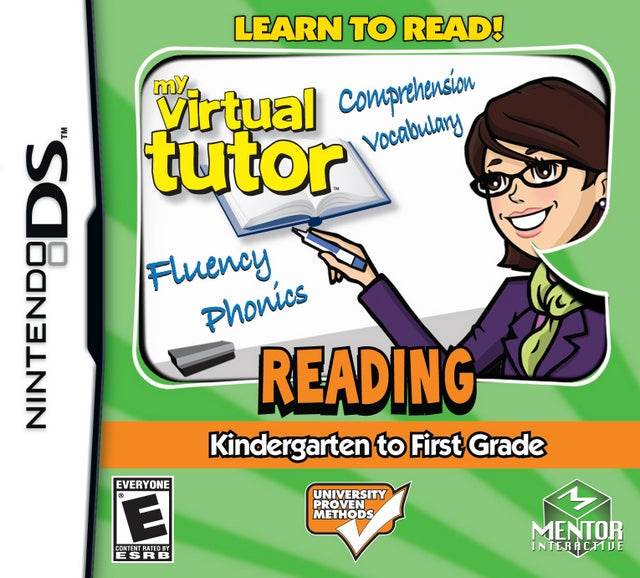 My Virtual Tutor: Reading Kindergarten to First Grade (Nintendo DS) - Game Manual Only