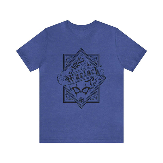 Warlock Class Shirt - Heather True Royal / S