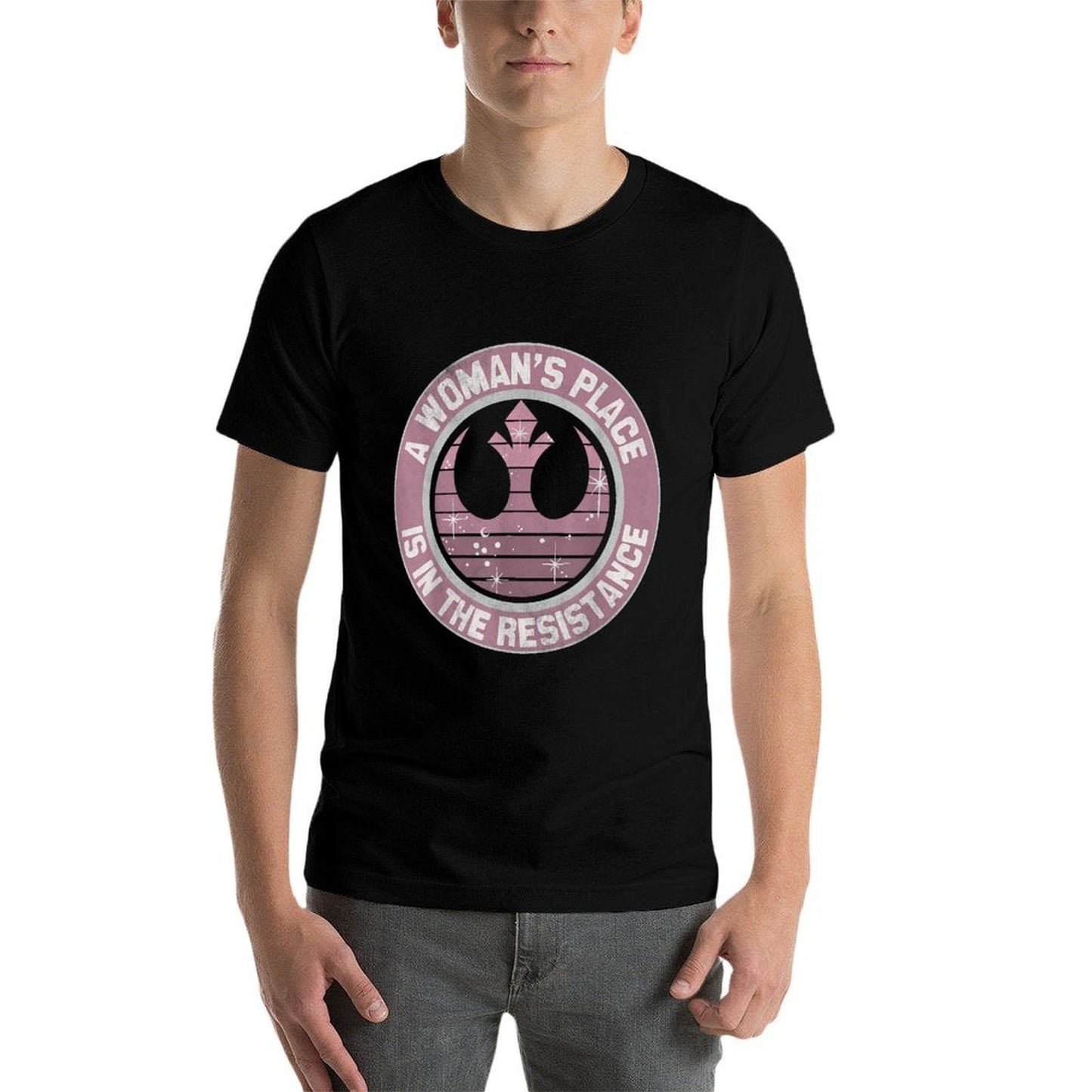 Star Wars Resistance Galaxy Crest  Fade-proof Color T-Shirt