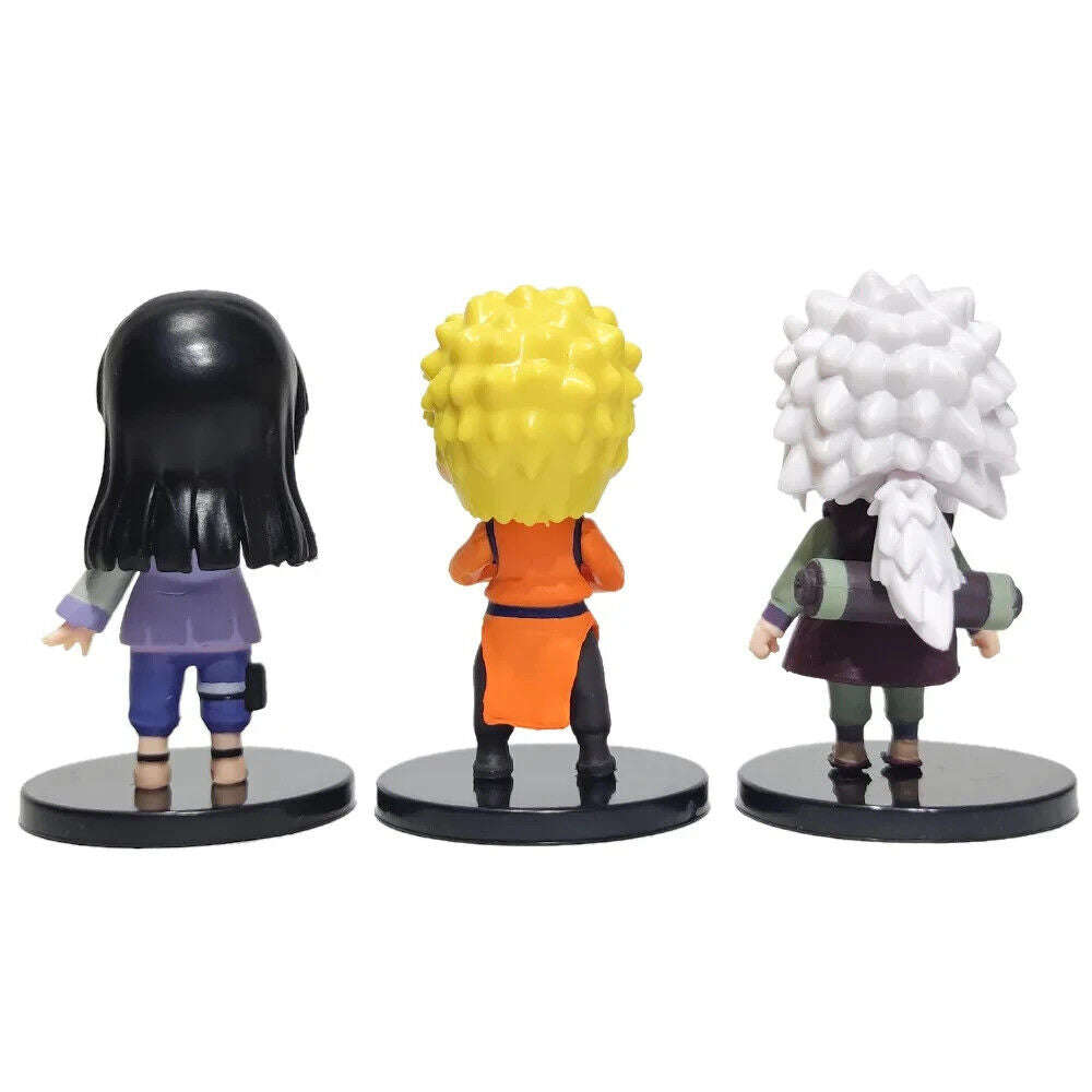 12 pcs set Naruto Shippuden Figurines, Sasuke Itachi Hinata Figure, Anime 3 in