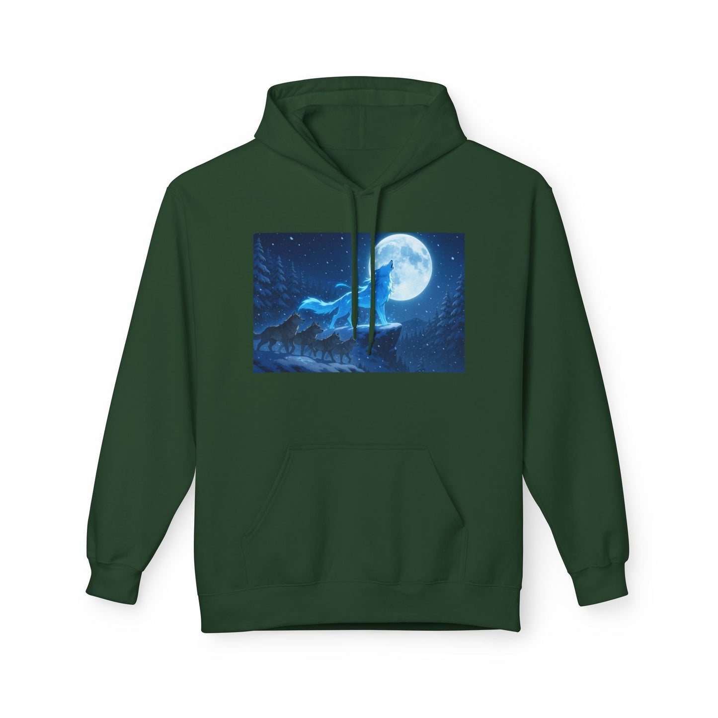 the Blue wolf Spirit hoodie