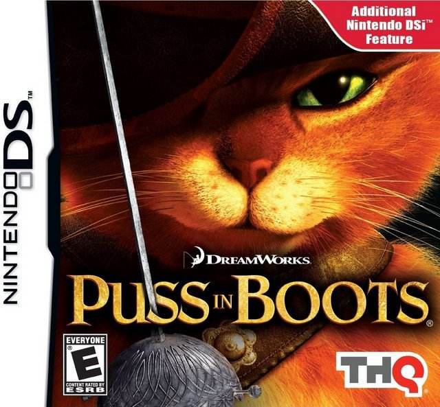 DreamWorks Puss in Boots (Nintendo DS) - Game Manual Only