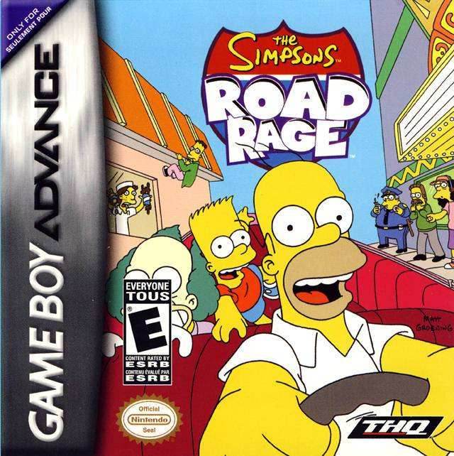 The Simpsons Road Rage (Gameboy Advance) - Game Manual Only