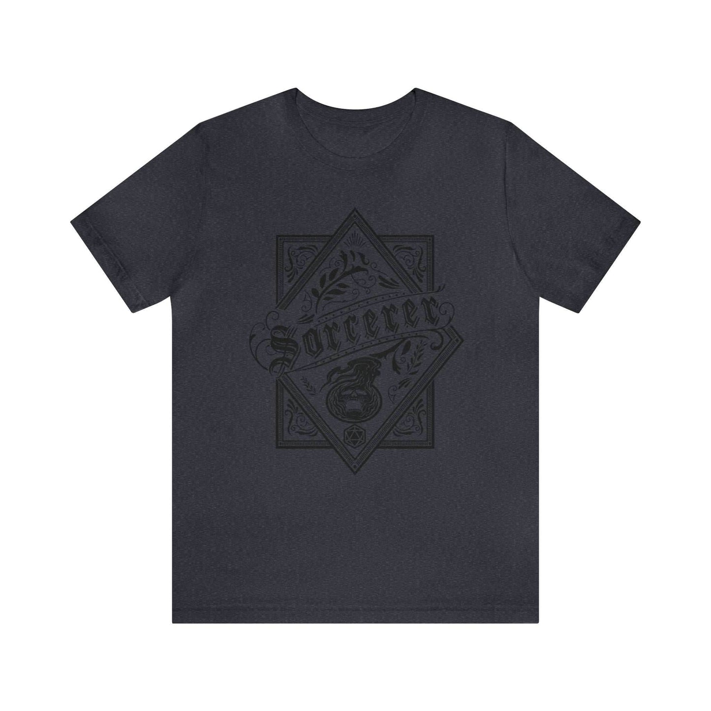 Sorcerer Class Shirt - Heather Navy / S