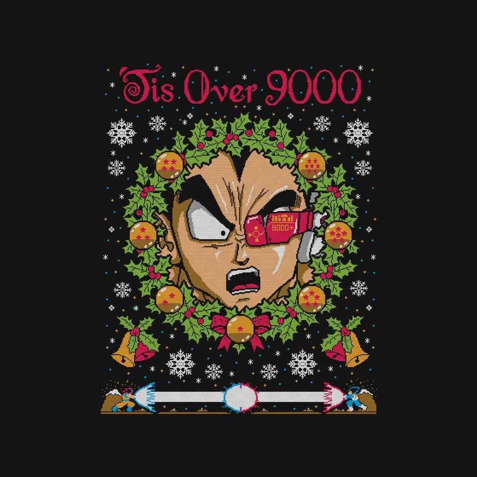 Tis Over 9000 - Unisex / Black / S