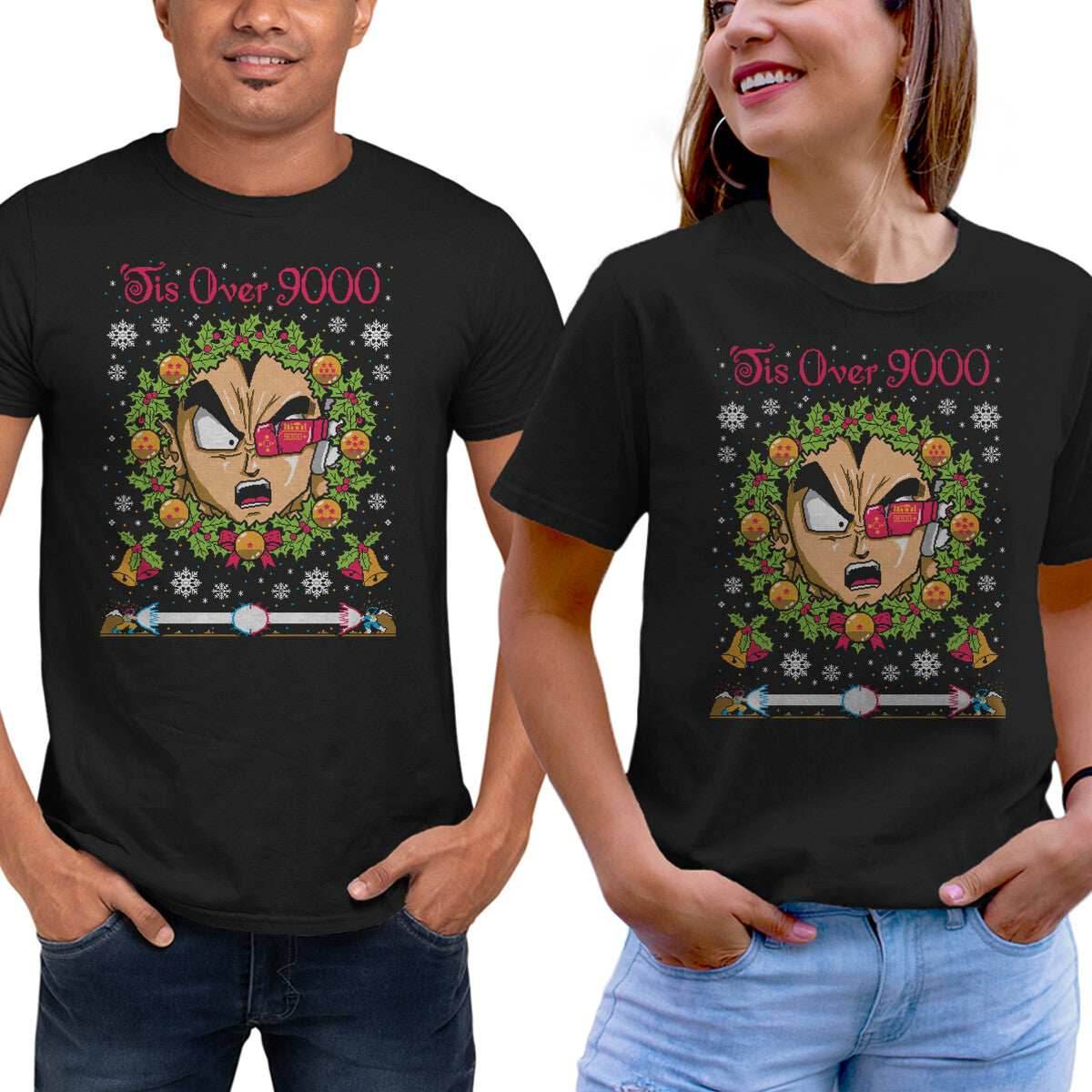 Tis Over 9000 - Unisex / Black / S