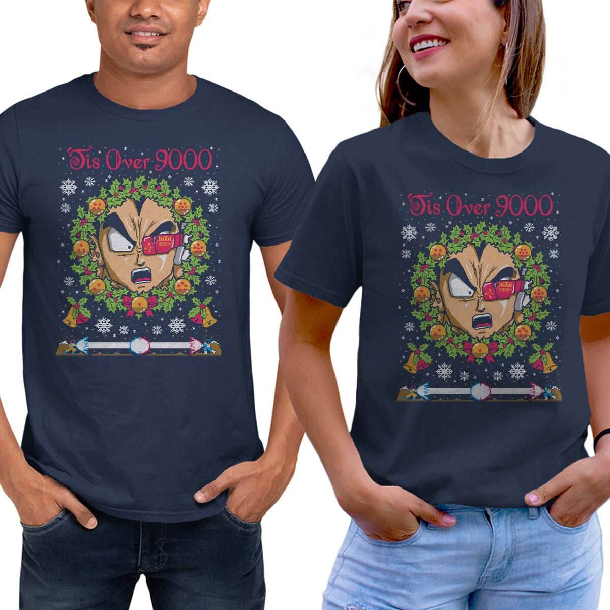 Tis Over 9000 - Unisex / Navy / S