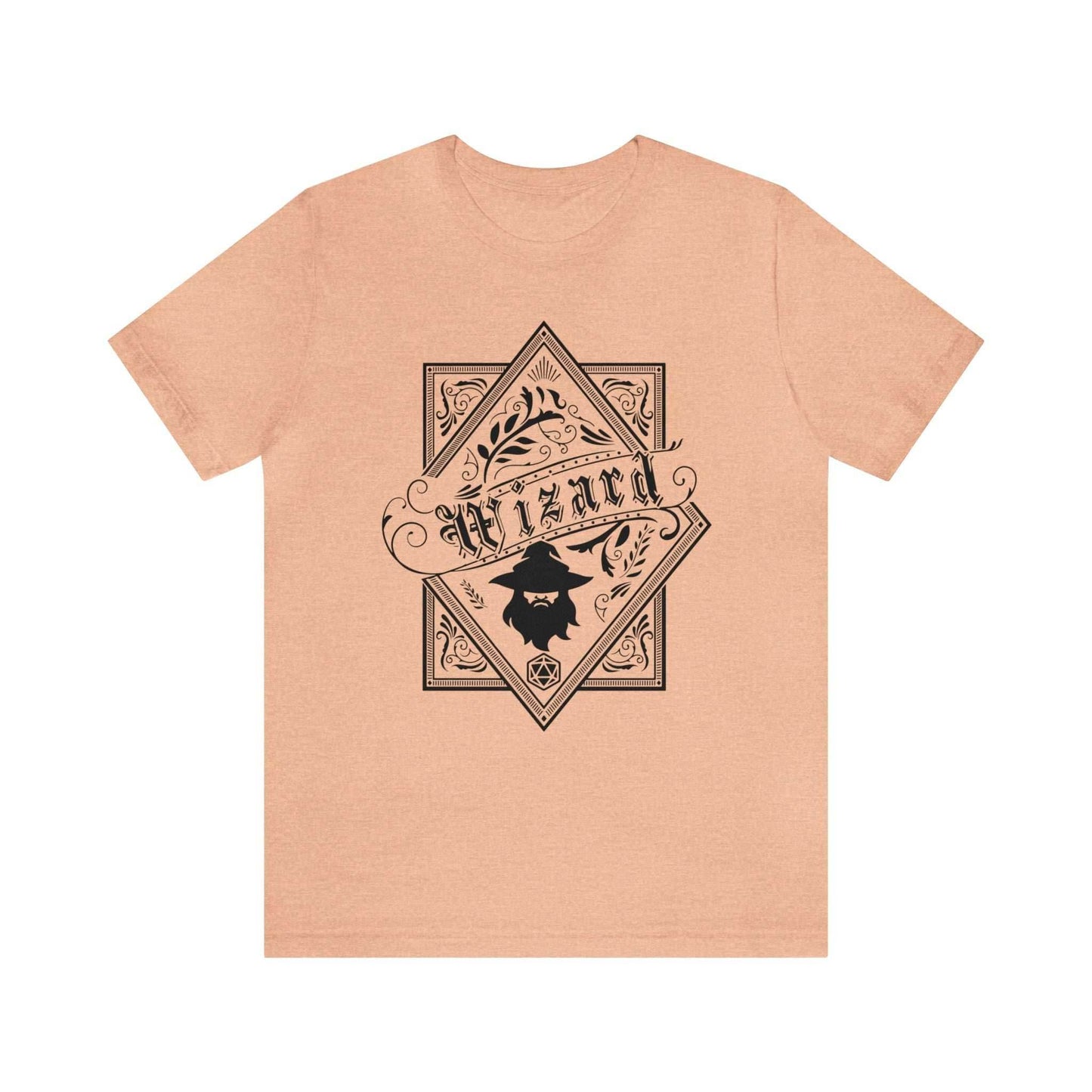 Wizard Class Shirt - Heather Peach / S