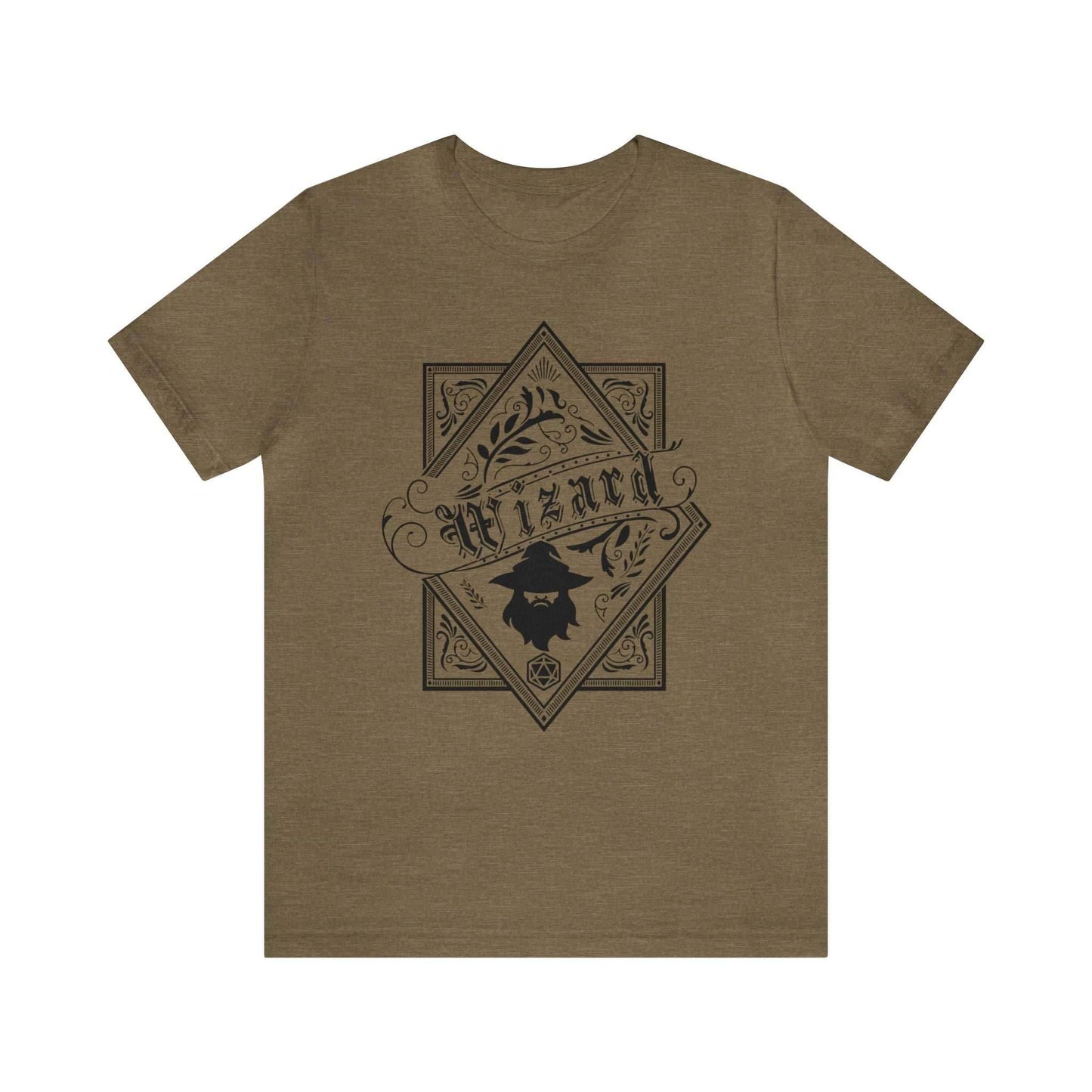 Wizard Class Shirt - Heather Olive / S