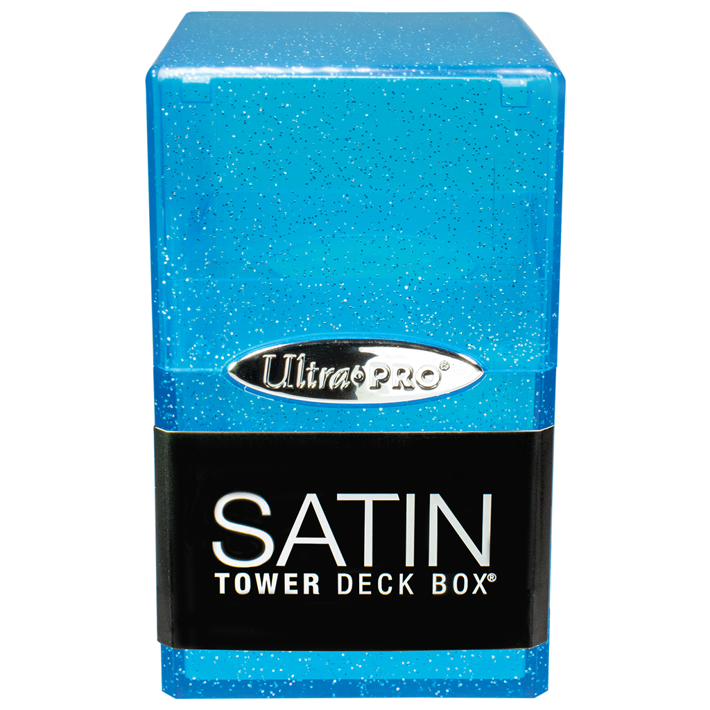 Glitter SATIN® Tower DECK BOX® - Blue