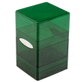 Glitter Satin Tower Deck Box - Green