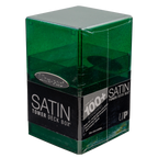 Glitter Satin Tower Deck Box - Green