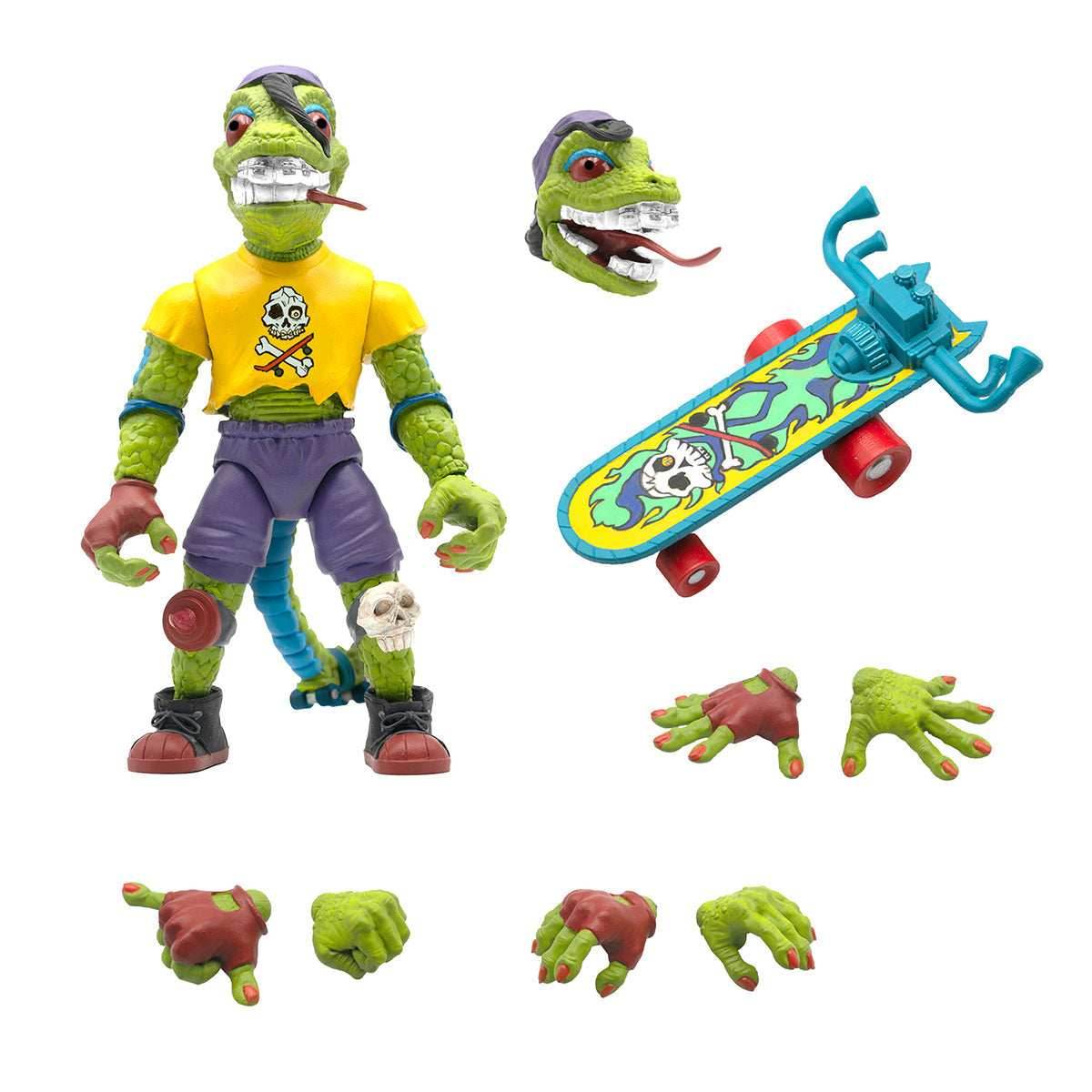 Super7 x Teenage Mutant Ninja Turtles Ultimates Mondo Gecko Wave 4 Action Figure TMNT - 