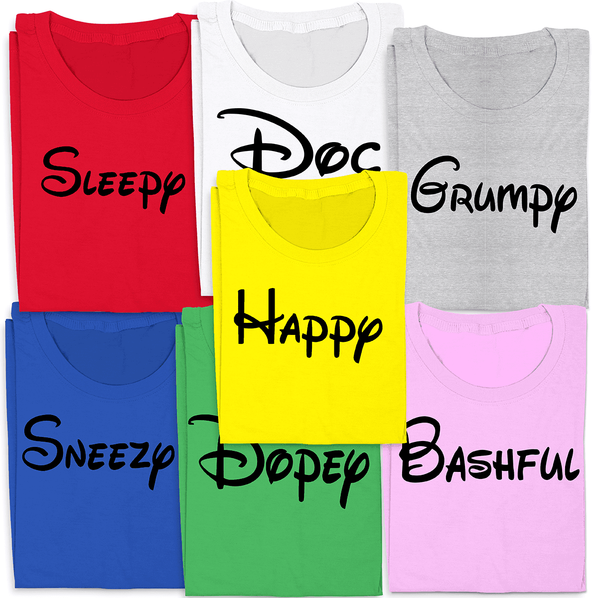 Doc - 7 Dwarfs Costume Mens T-shirt - Heather Grey / Mens Small
