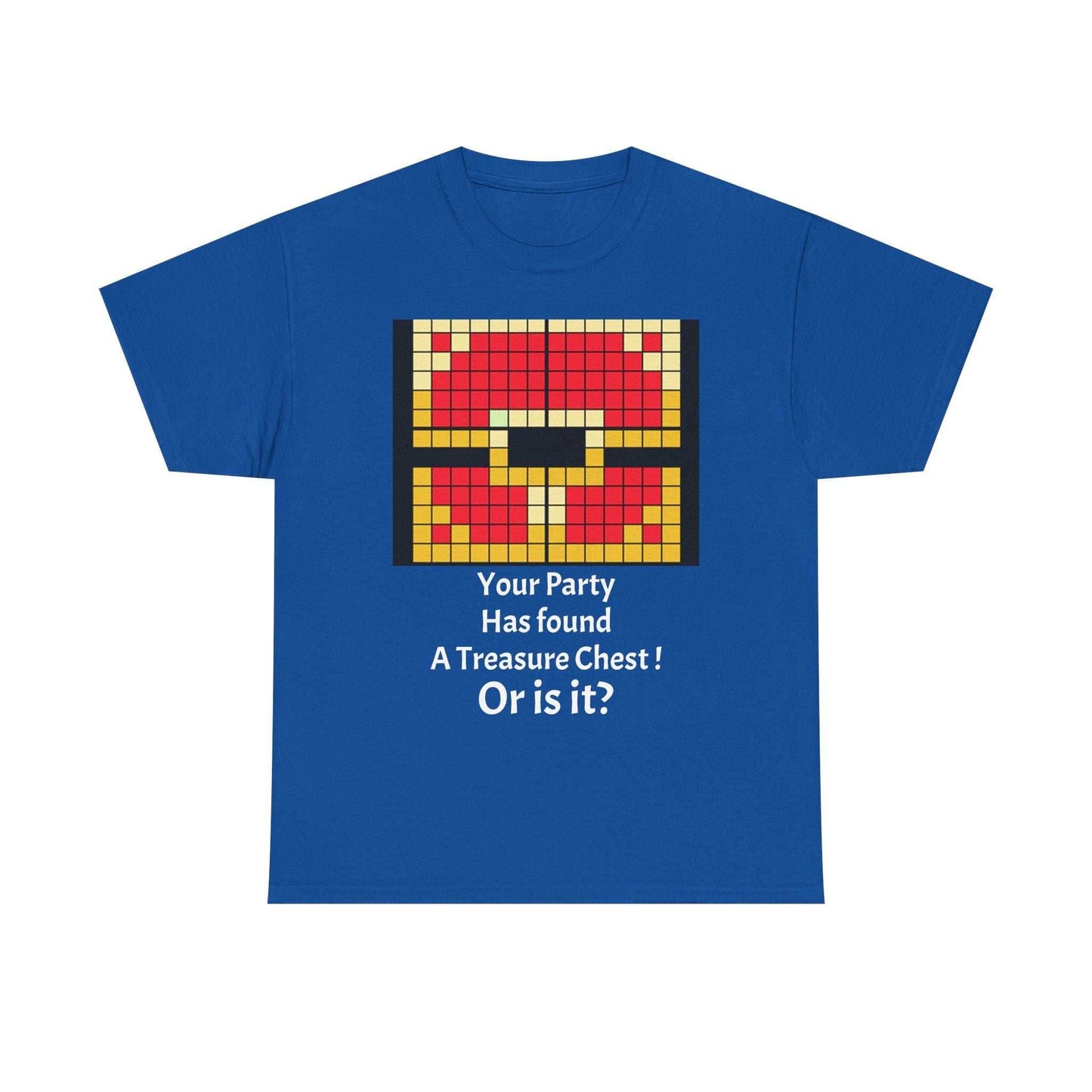 Your party has found a treasure chest! Unisex Heavy Cotton Tee - Royal / S